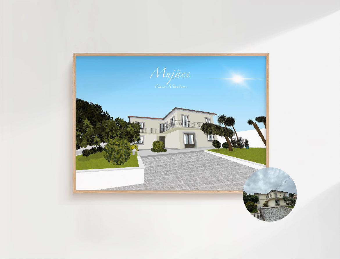 AFFICHE PERSONNALISEE MAISON