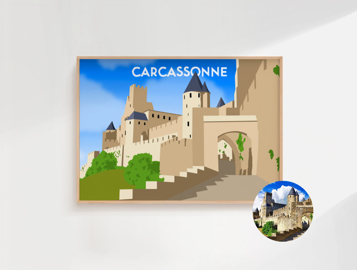 AFFICHE PERSONNALISEE PAYSAGE