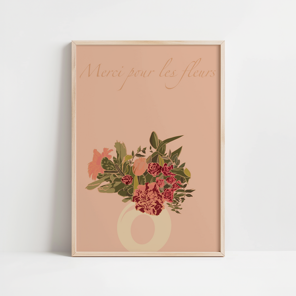 MERCI POUR LES FLEURS
