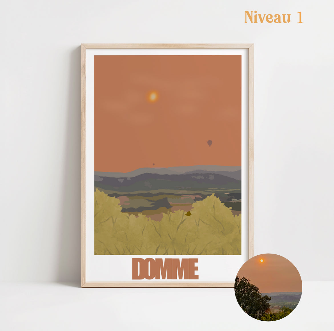 AFFICHE PERSONNALISEE PAYSAGE