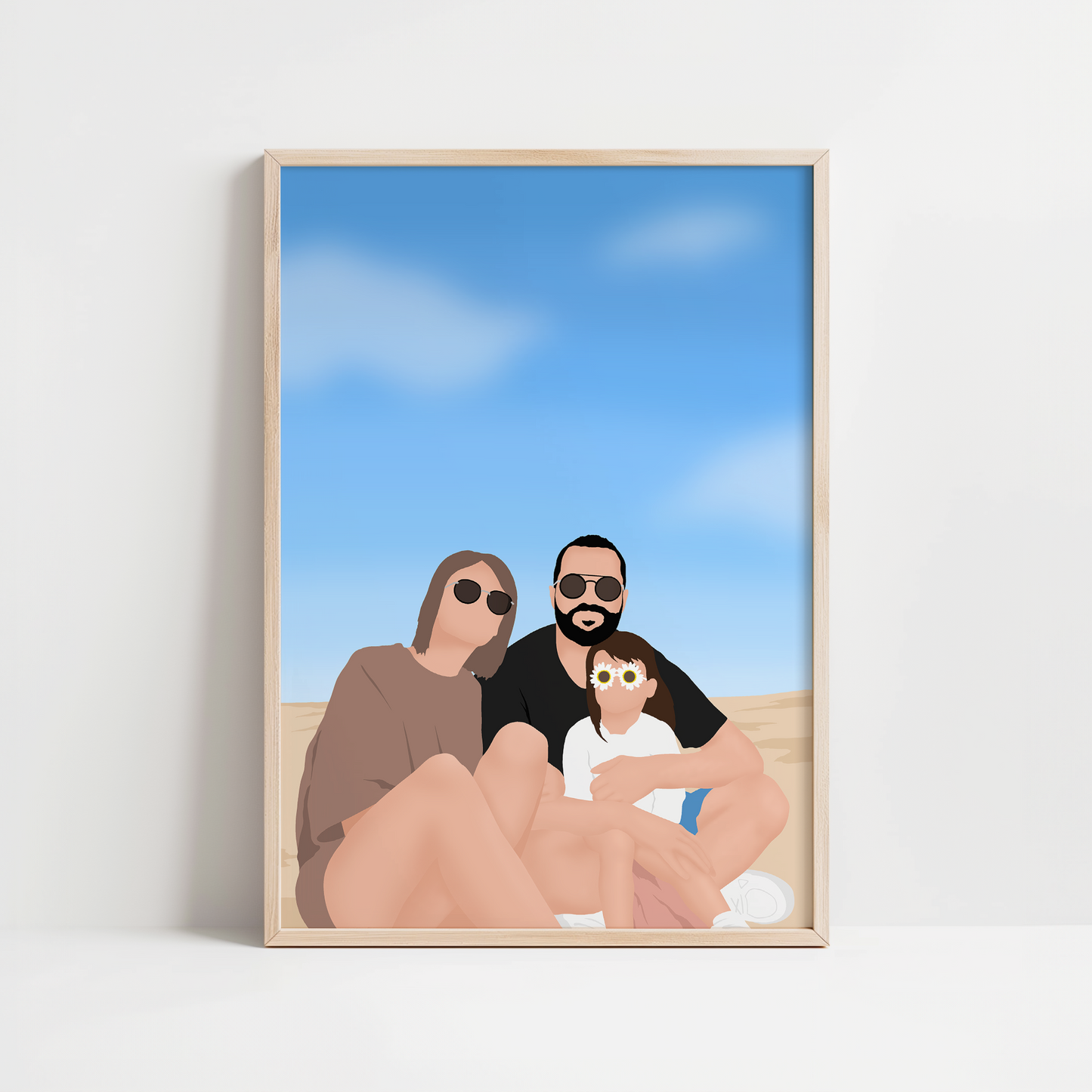 AFFICHE PERSONNALISEE - SILHOUETTE (sans visage)