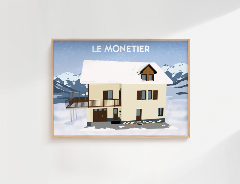 AFFICHE PERSONNALISEE MAISON