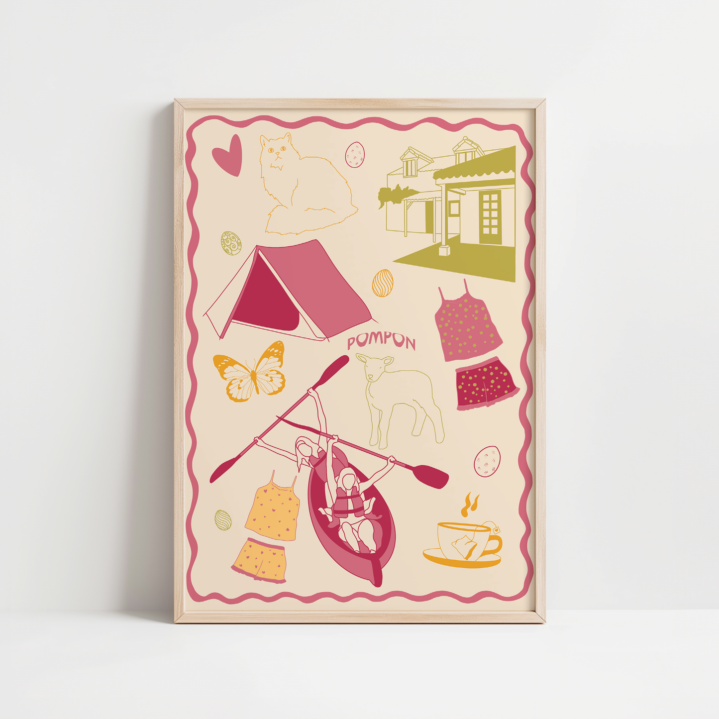 AFFICHE PERSONNALISEE - PATCHWORK SOUVENIRS