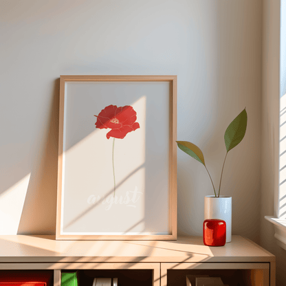 FLEURS DE NAISSANCES - AOUT