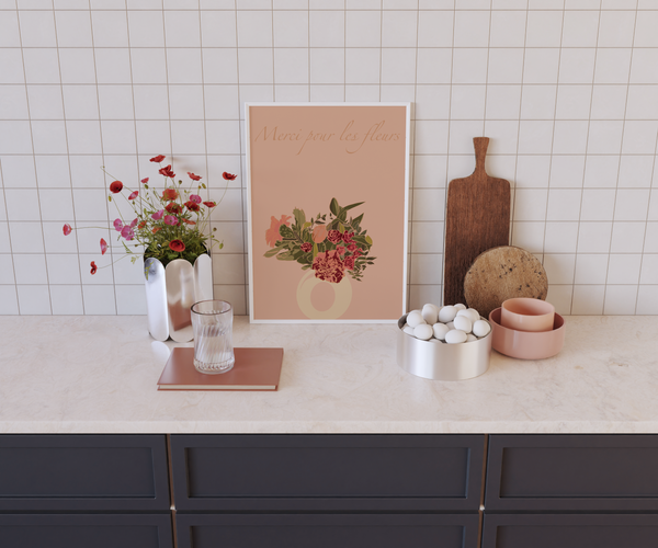 MERCI POUR LES FLEURS