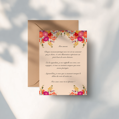 CARTE MESSAGE PERSONNALISE
