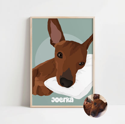 AFFICHE PERSONNALISEE ANIMAUX