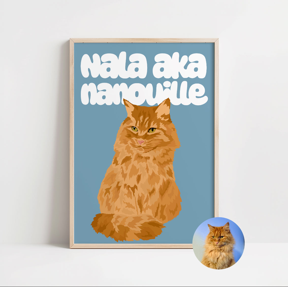 AFFICHE PERSONNALISEE ANIMAUX