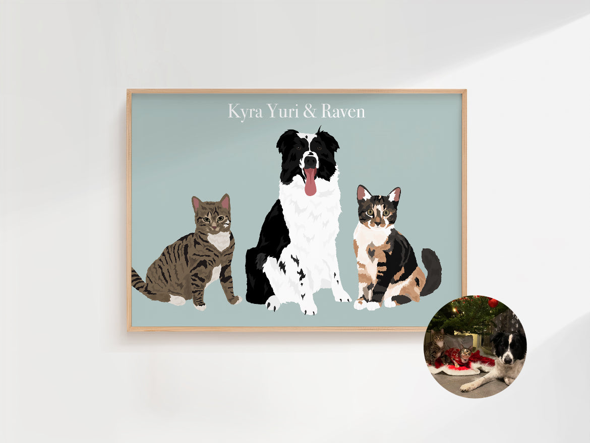 AFFICHE PERSONNALISEE ANIMAUX