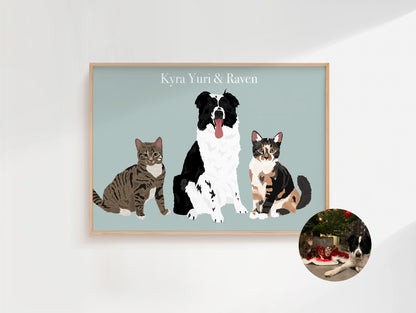 AFFICHE PERSONNALISEE ANIMAUX