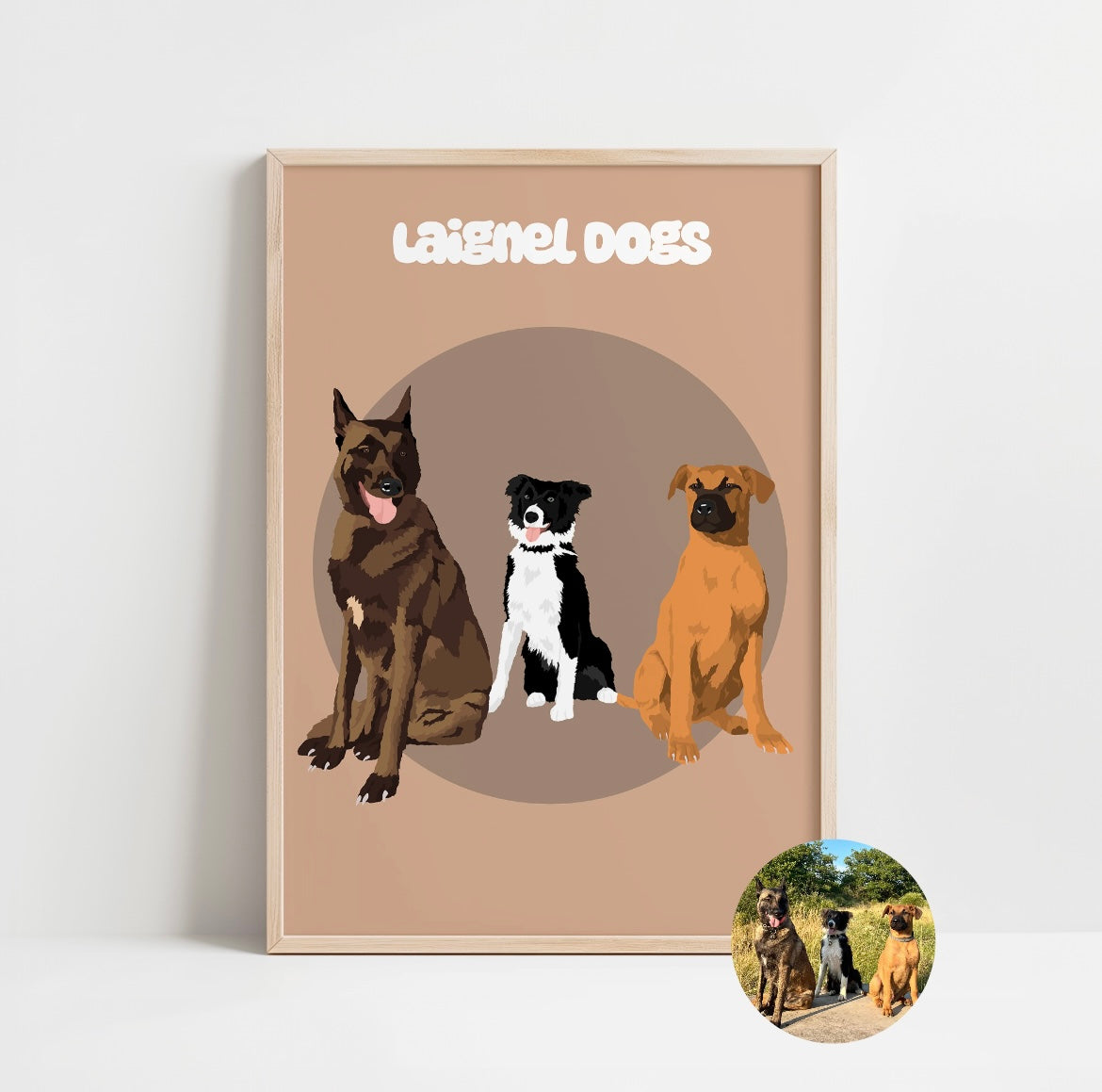 AFFICHE PERSONNALISEE ANIMAUX