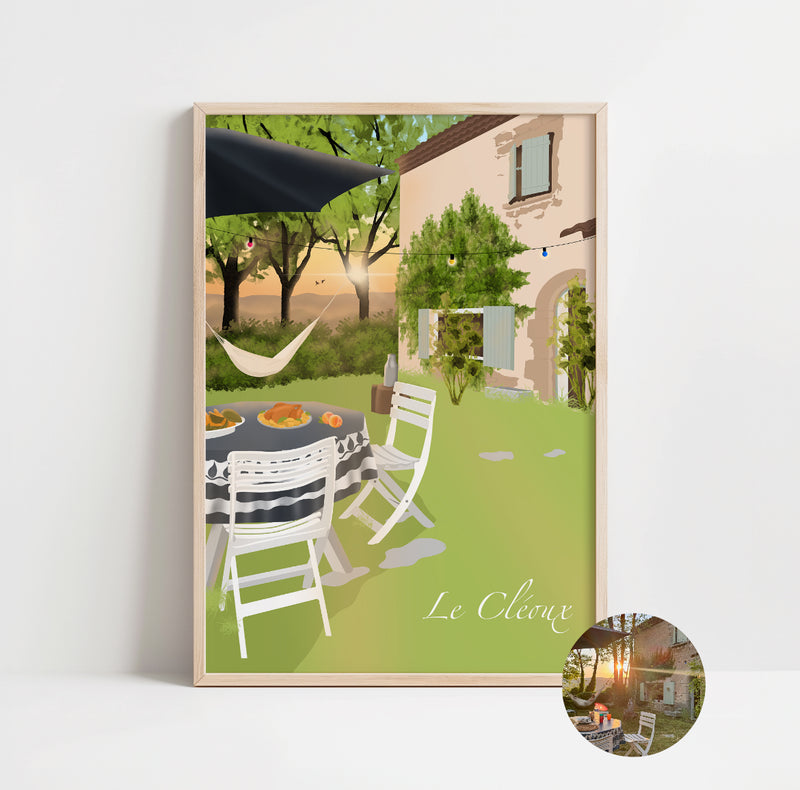 AFFICHE PERSONNALISEE MAISON
