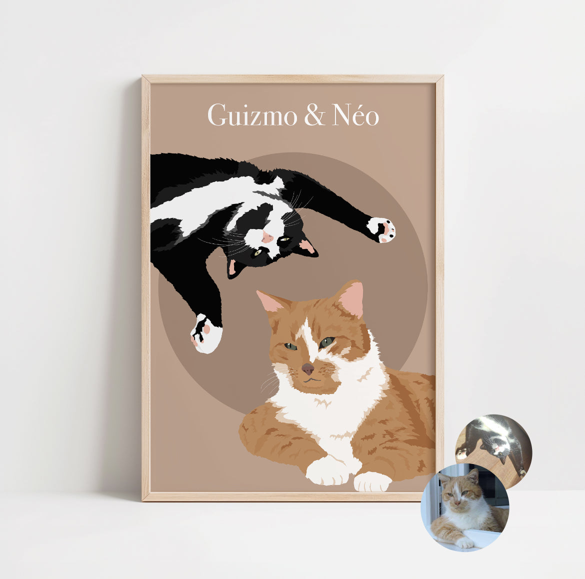 AFFICHE PERSONNALISEE ANIMAUX