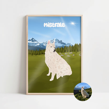 AFFICHE PERSONNALISEE ANIMAUX