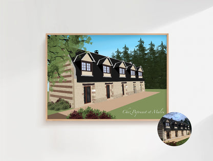 AFFICHE PERSONNALISEE MAISON