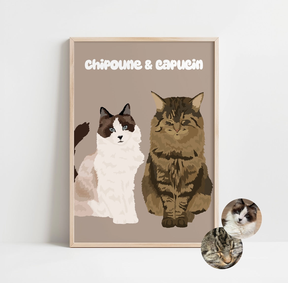 AFFICHE PERSONNALISEE ANIMAUX