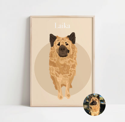 AFFICHE PERSONNALISEE ANIMAUX