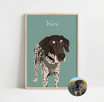 AFFICHE PERSONNALISEE ANIMAUX