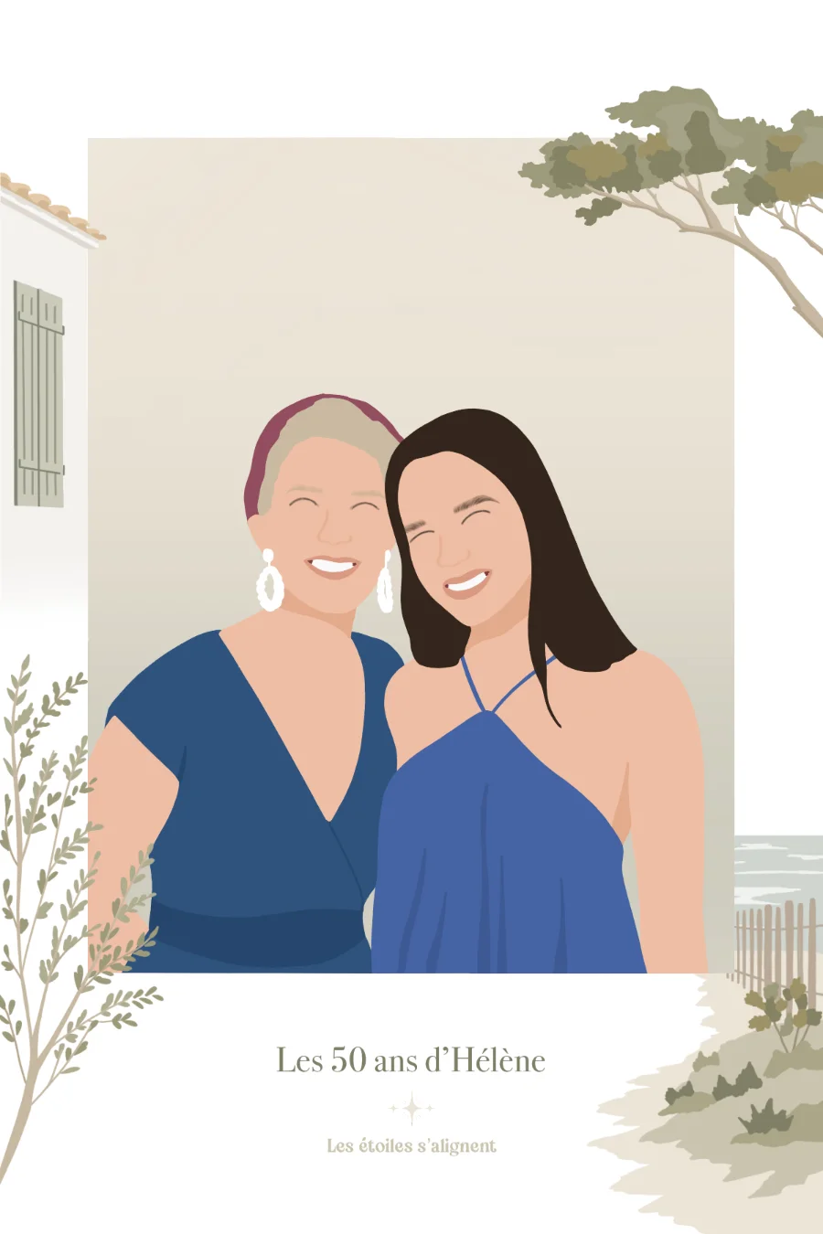 Anniversaire - Thème Ile de Ré chic — exemple 3