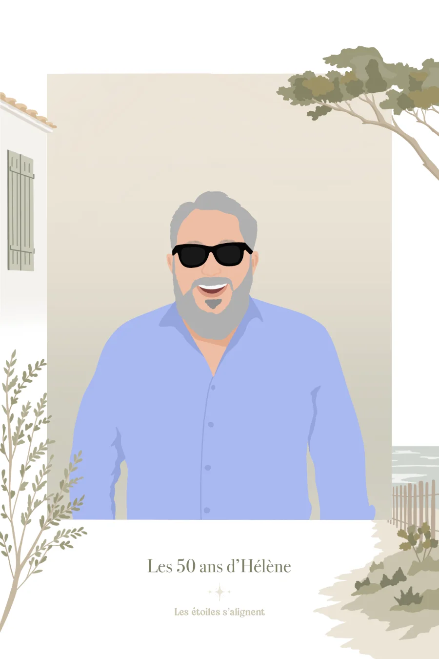 Anniversaire - Thème Ile de Ré chic — exemple 4