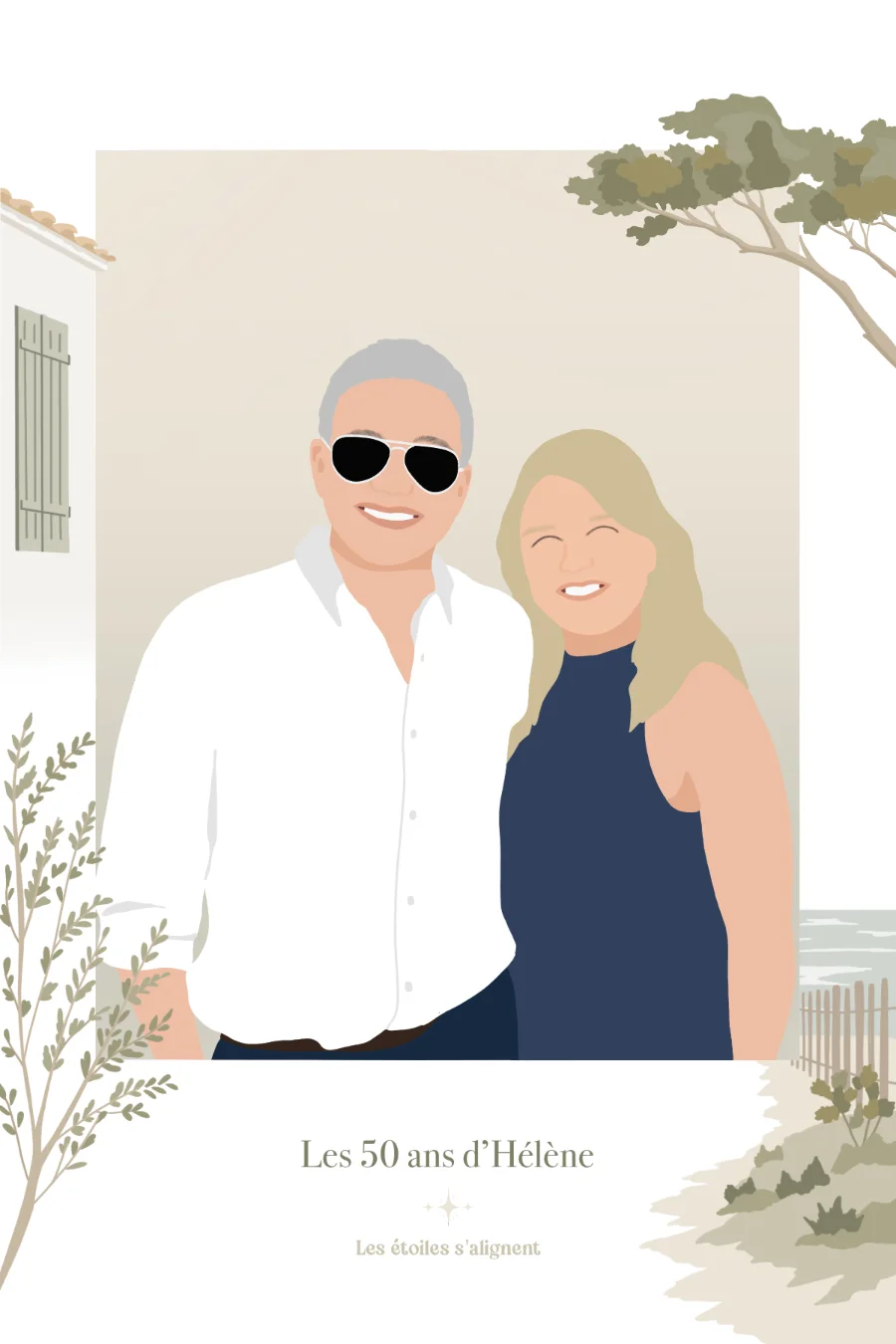 Anniversaire - Thème Ile de Ré chic — exemple 5