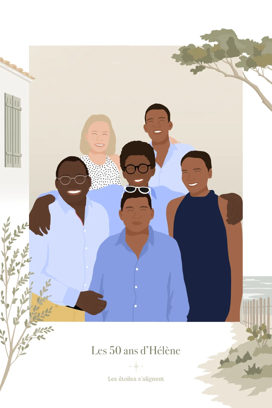 Anniversaire - Thème Ile de Ré chic — exemple 6
