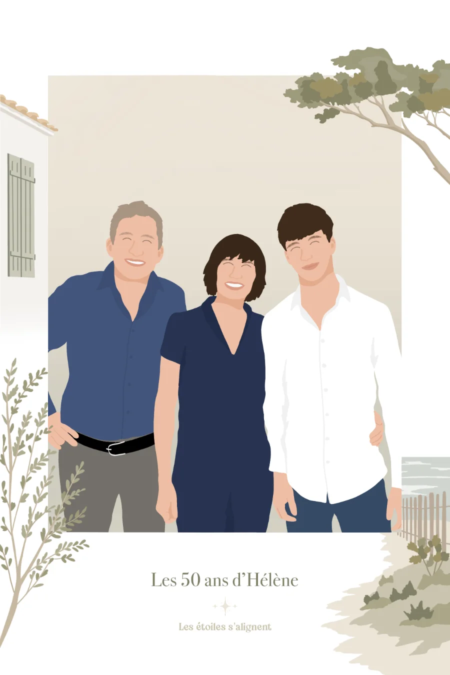 Anniversaire - Thème Ile de Ré chic — exemple 7