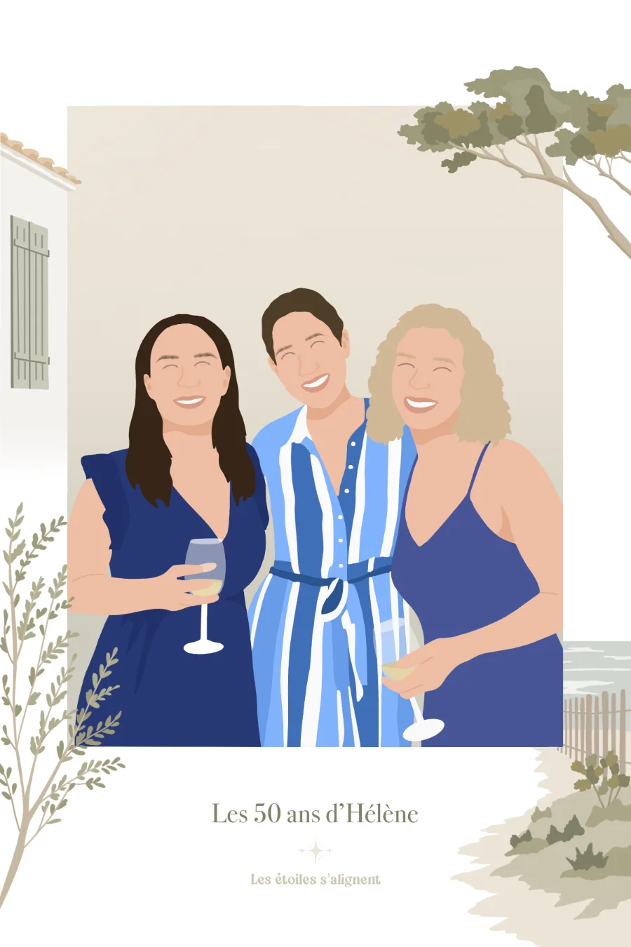 Anniversaire - Thème Ile de Ré chic — exemple 8