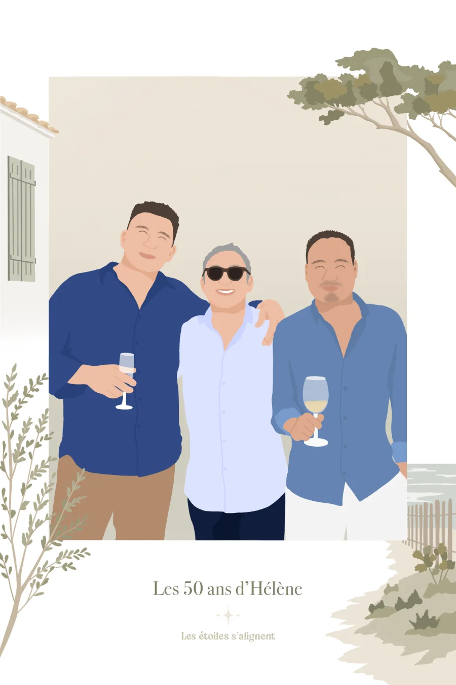 Anniversaire - Thème Ile de Ré chic — exemple 9