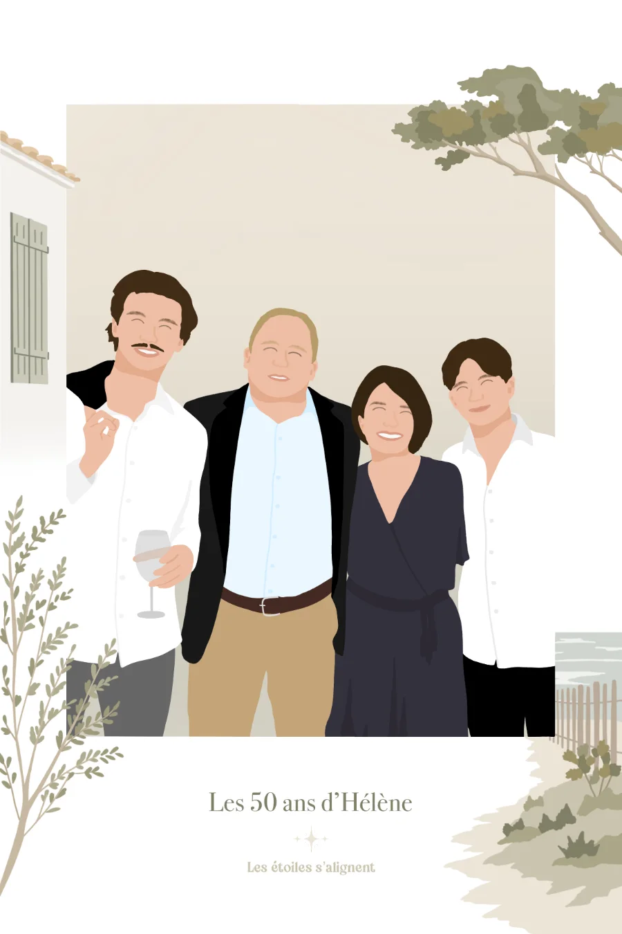 Anniversaire - Thème Ile de Ré chic — exemple 11