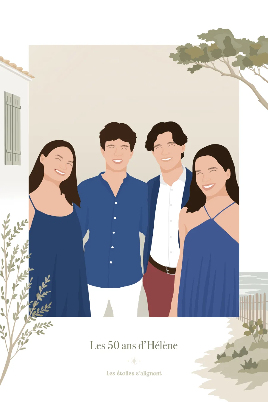 Anniversaire - Thème Ile de Ré chic — exemple 12