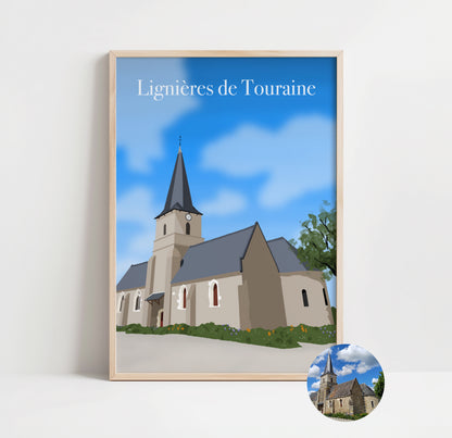 AFFICHE PERSONNALISEE PAYSAGE