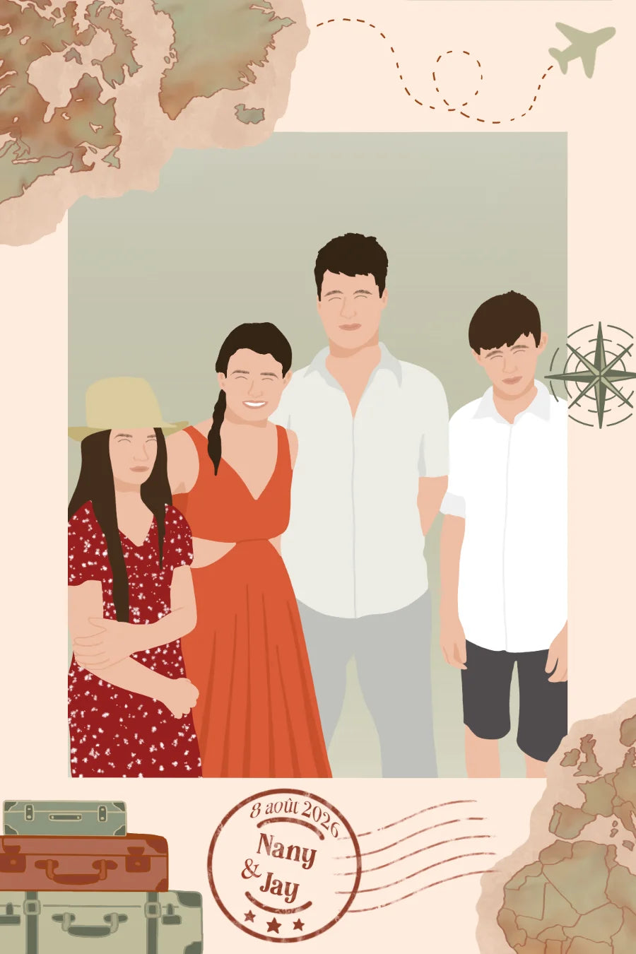 Mariage - Thème voyage — exemple 13
