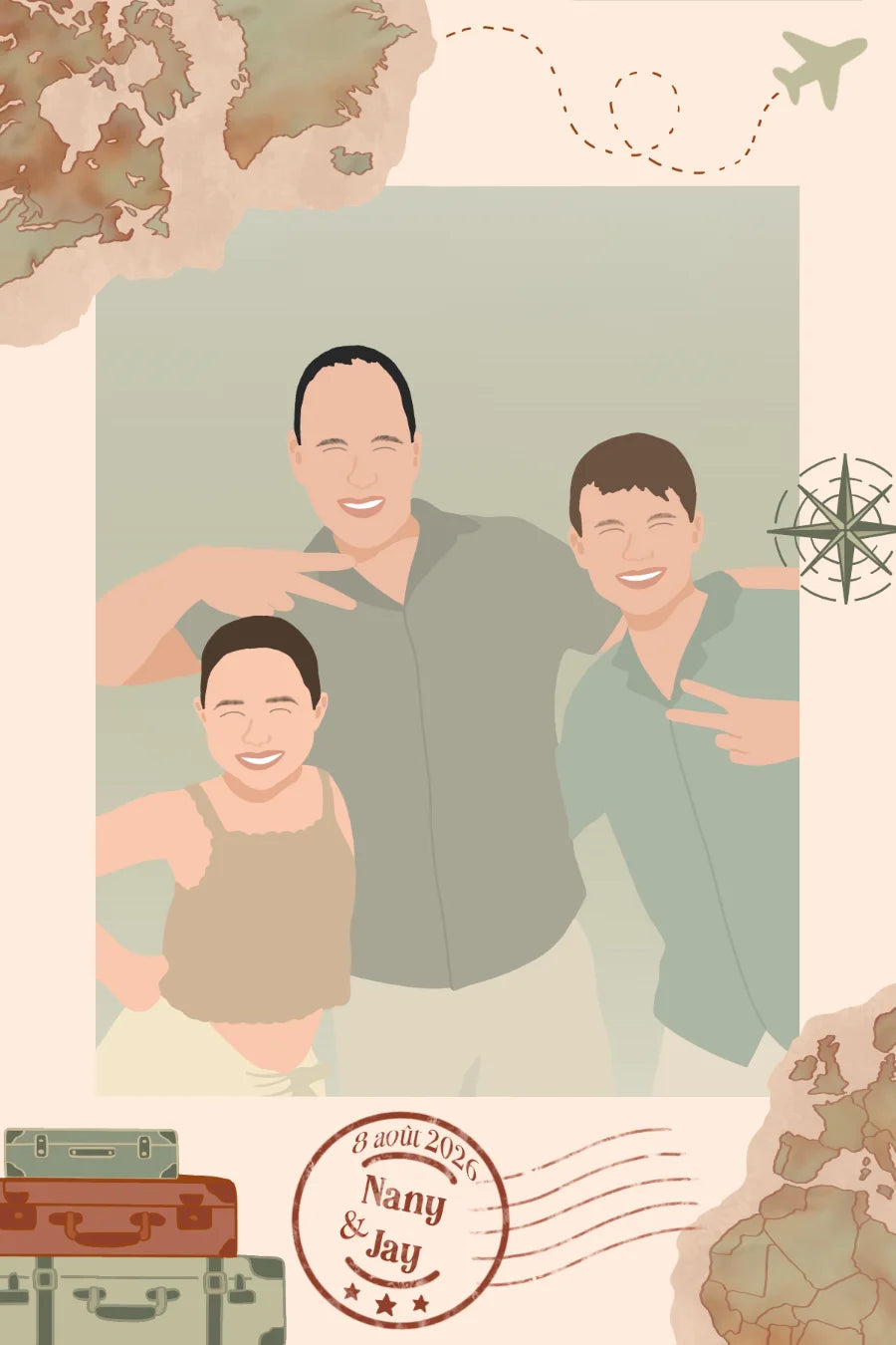 Mariage - Thème voyage — exemple 15