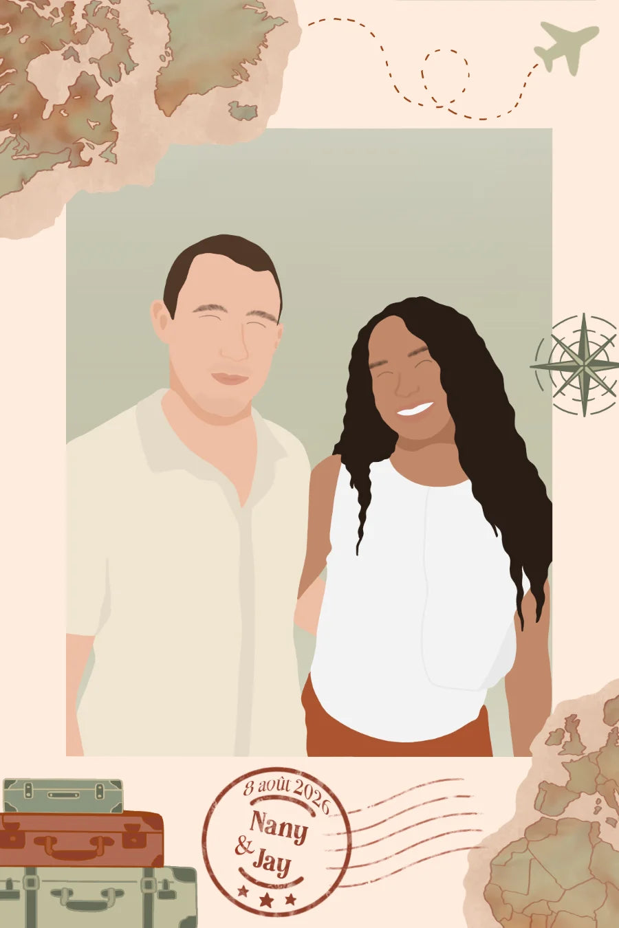 Mariage - Thème voyage — exemple 9