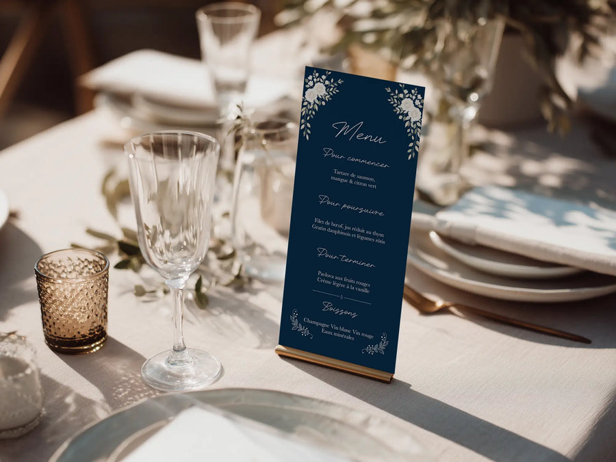 Menu — exemple 2