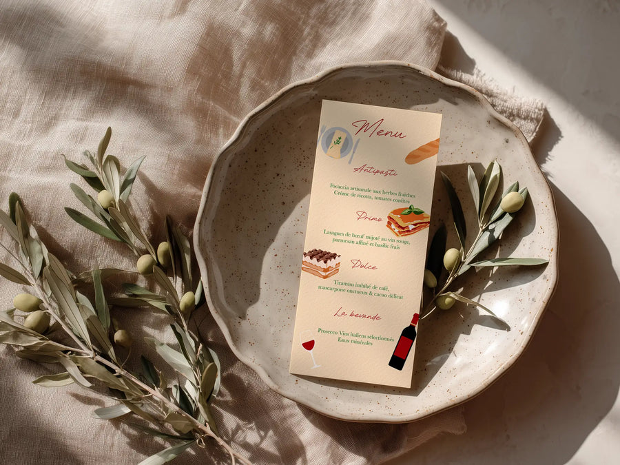 Menu — exemple 6