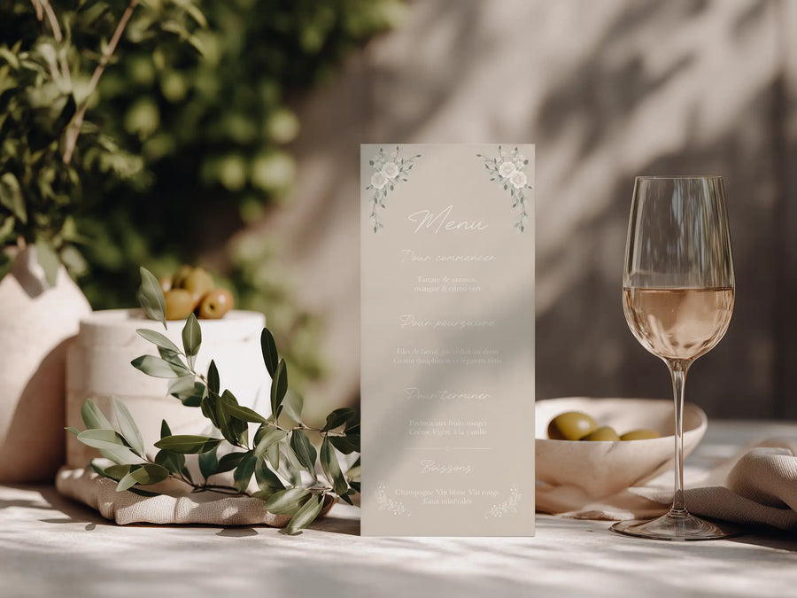 Menu — exemple 4