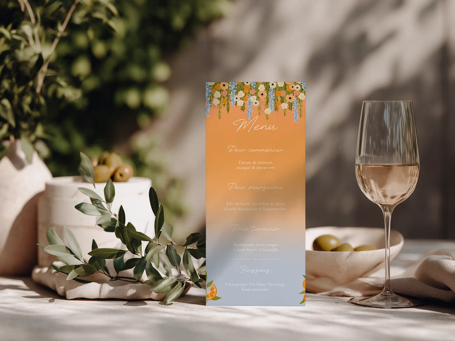 Menu — exemple 1