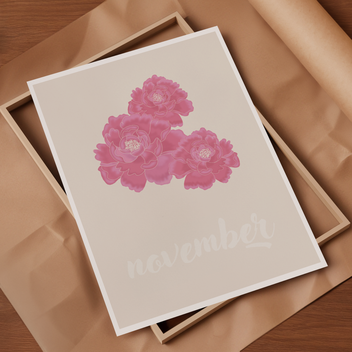 FLEURS DE NAISSANCES - NOVEMBRE