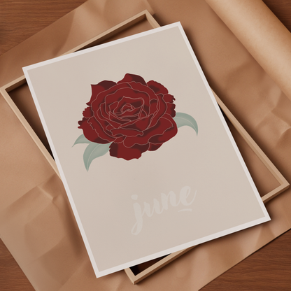 FLEURS DE NAISSANCES - JUIN