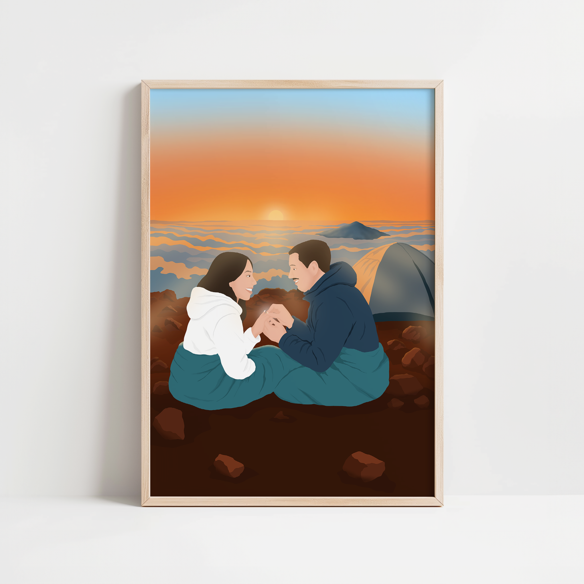 AFFICHE PERSONNALISEE - PORTRAIT (avec visage)