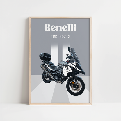 AFFICHE PERSONNALISEE MOTO