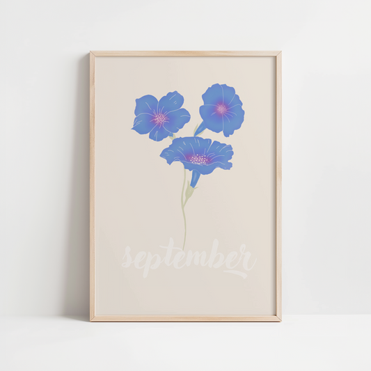 FLEURS DE NAISSANCES - SEPTEMBRE