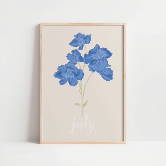 FLEURS DE NAISSANCES - JUILLET
