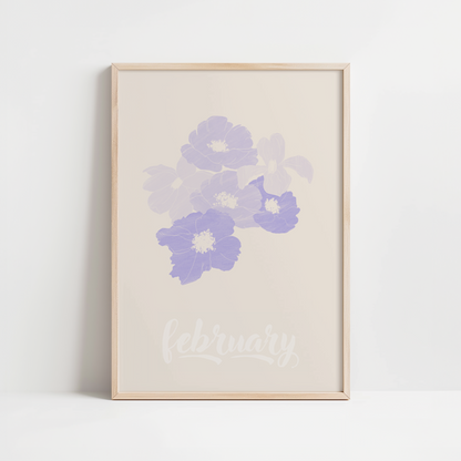 FLEURS DE NAISSANCES - FEVRIER