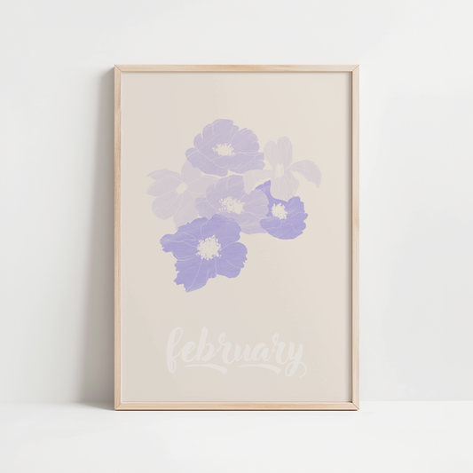FLEURS DE NAISSANCES - FEVRIER