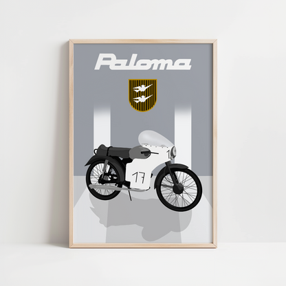 AFFICHE PERSONNALISEE MOTO