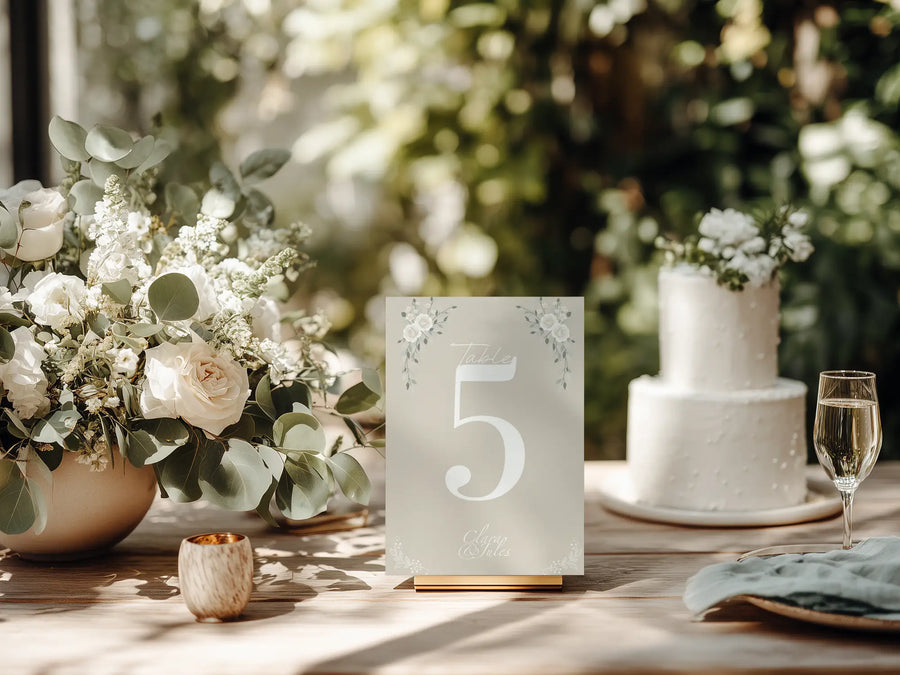 Numéro de table — exemple 4
