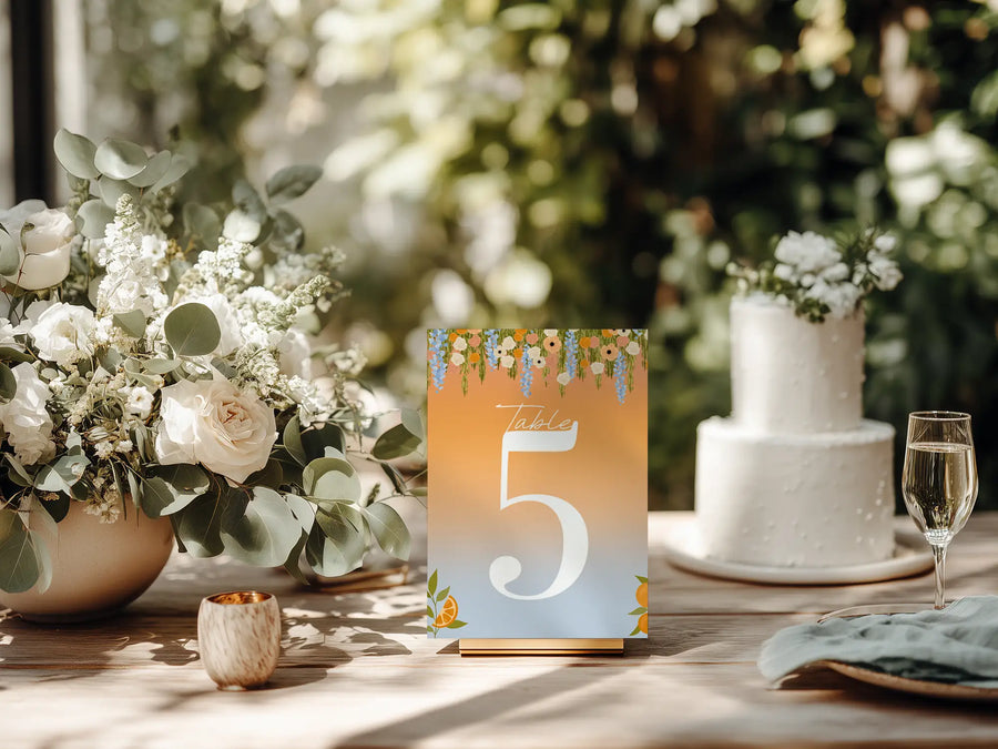 Numéro de table — exemple 8